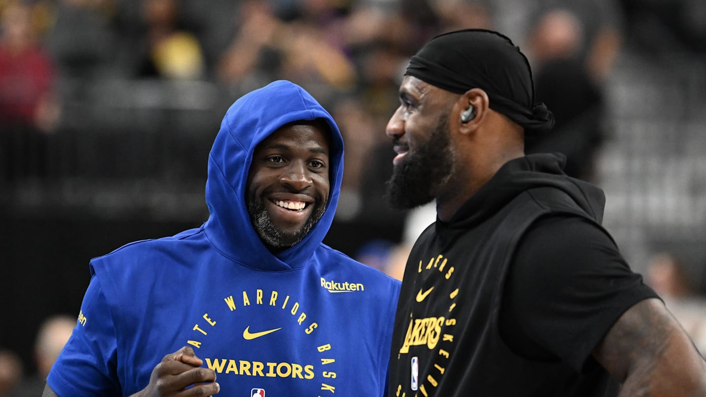Warriors #39 Draymond Green Sends Message to LeBron James Chris Paul