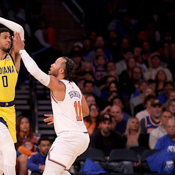 Haliburton and Brunson will square off in the Eastern Conference Finals.