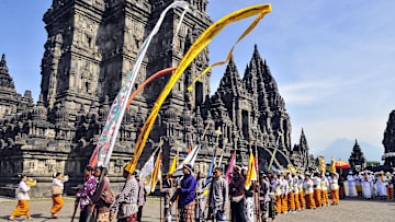 Indonesian Hindu Nyepi religion ceremony