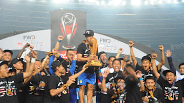 Persib Bandung saat memenangkan Piala Presiden di tahun 2015
