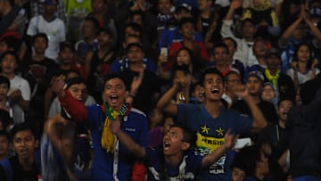 Ilustrasi suporter Persib Bandung