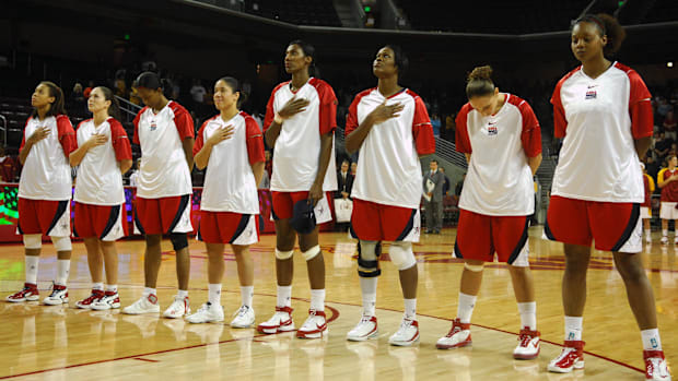 Diana Taurasi with Team USA in 2007