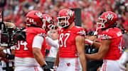 Former Utah tight end Thomas Yassmin (87) appeared in 47 games across a five-year career with the Utes.