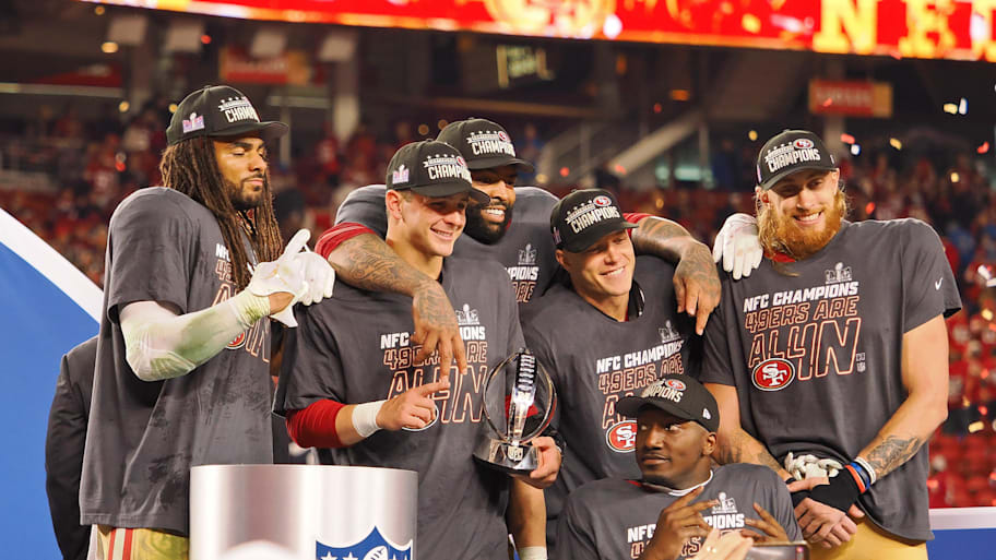 49ers, Trent Williams, Fred Warner, George Kittle, Christian McCaffrey. 