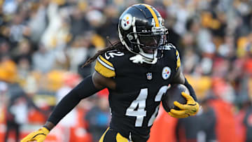 Pittsburgh Steelers cornerback James Pierre (42) 