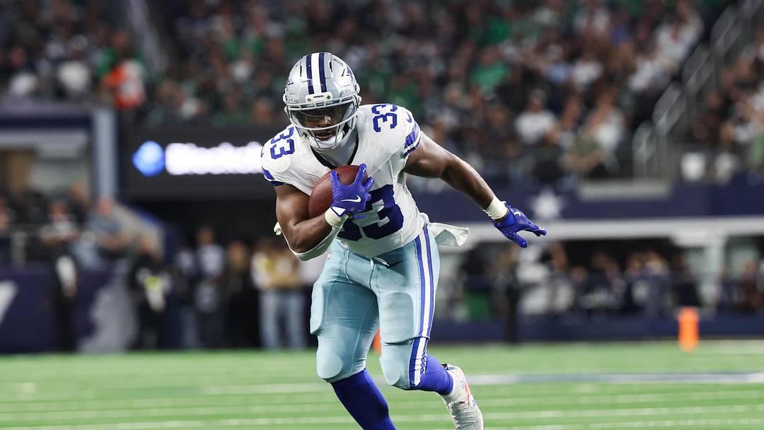 Dallas Cowboys running back Javonte Williams.