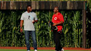 Griffey Jr. y su padre compartieron en el Field of Dreams