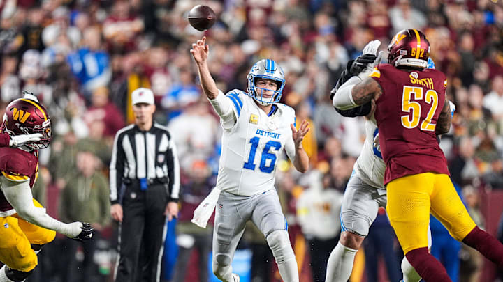 Jared Goff had some words for Louis Riddick after the Lions beat the Commanders this weekend. 