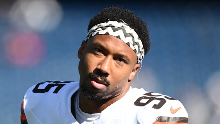 Cleveland Browns defensive end Myles Garrett