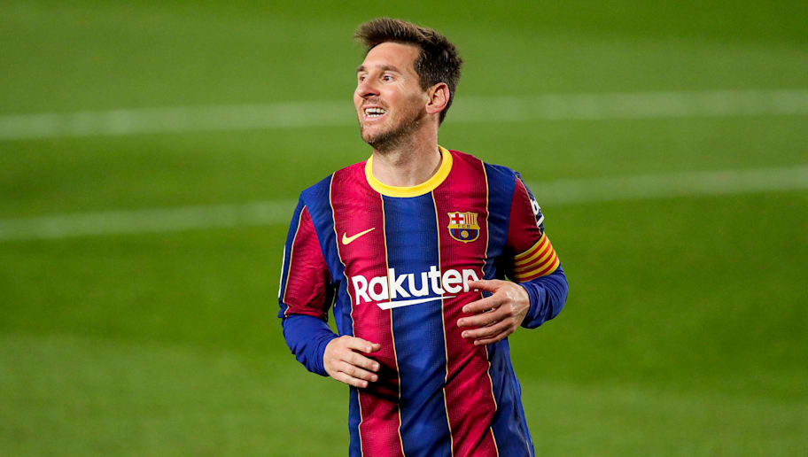 Lionel Messi during a Barcelona match