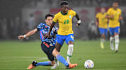 Vini Jr é um dos remanescentes do último jogo entre Brasil e Japão