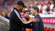 Bayern-Coach Vincent Kompany und BVB-Coach Niko Kovac