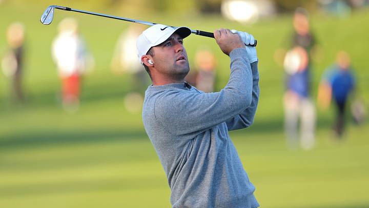 Scottie Scheffler during the latest edition of "The Match"