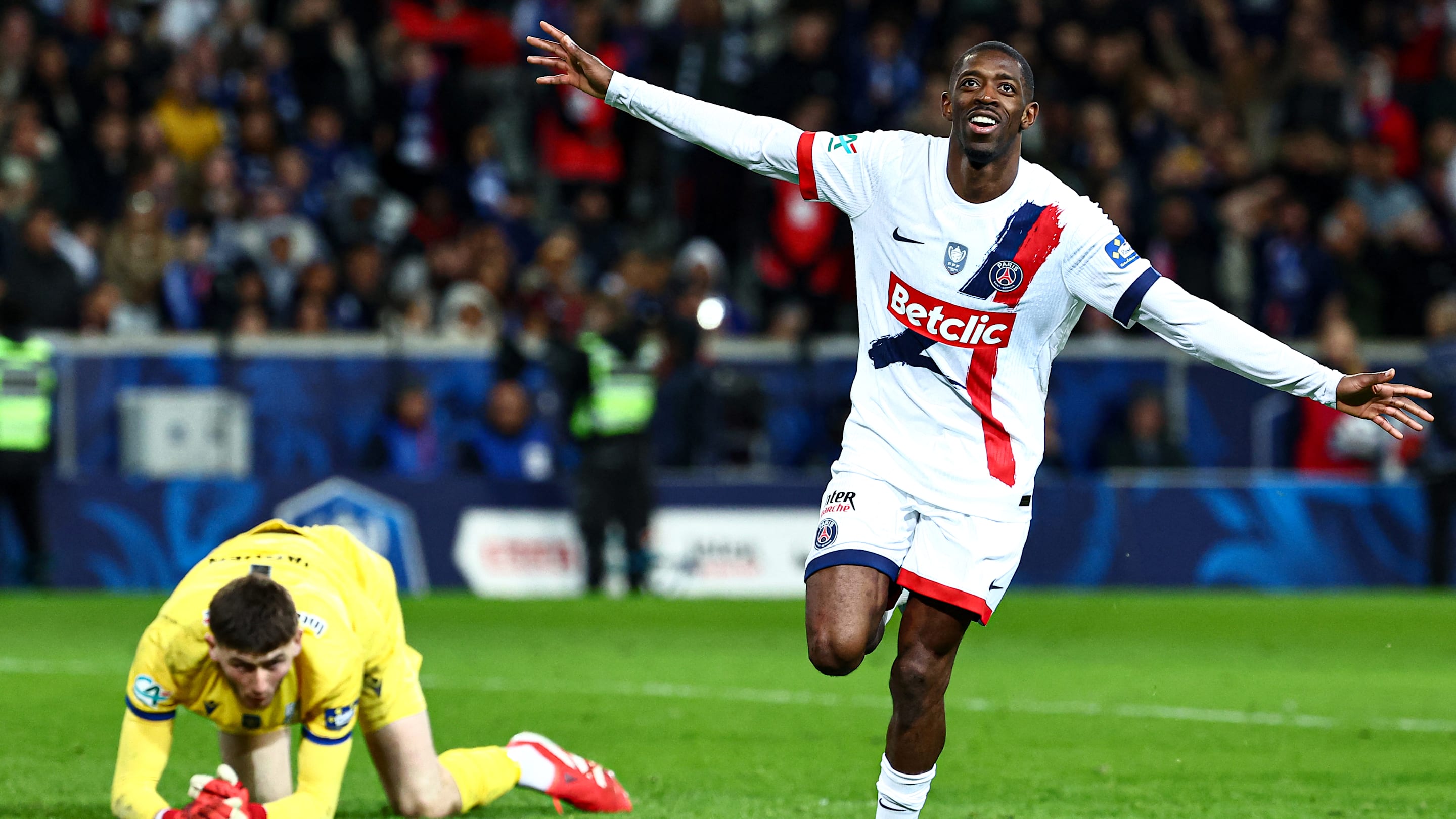 Dunkerque - PSG (2-4) : Les notes des Parisiens après un match fou et un Dembélé XXL !