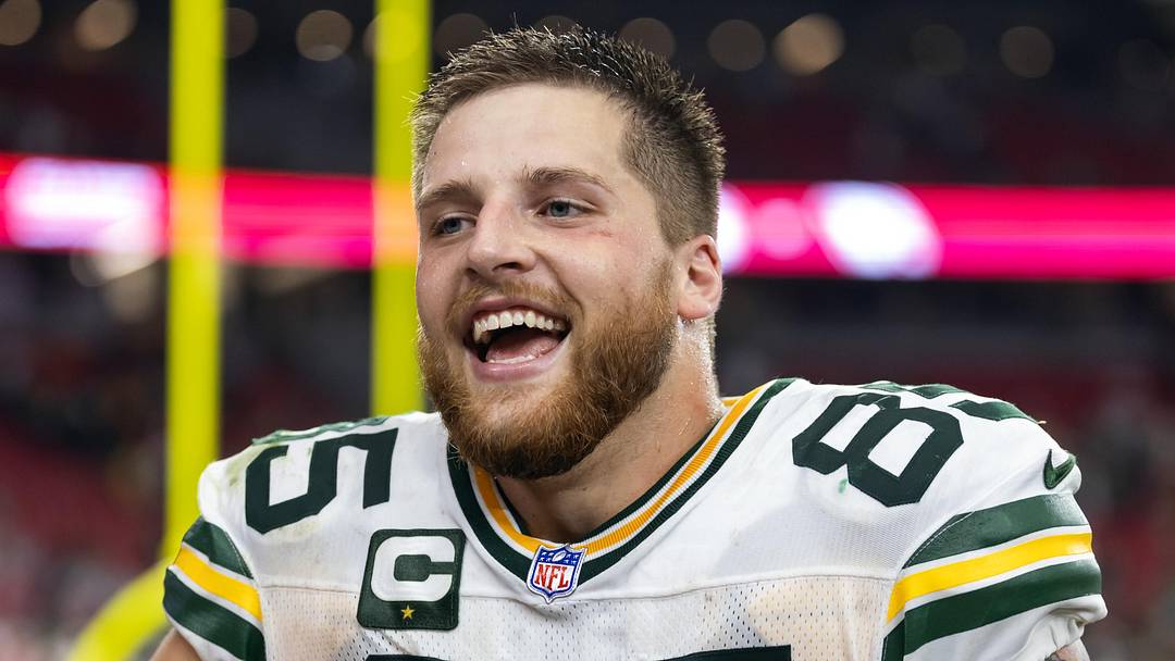 Green Bay Packers tight end Tucker Kraft
