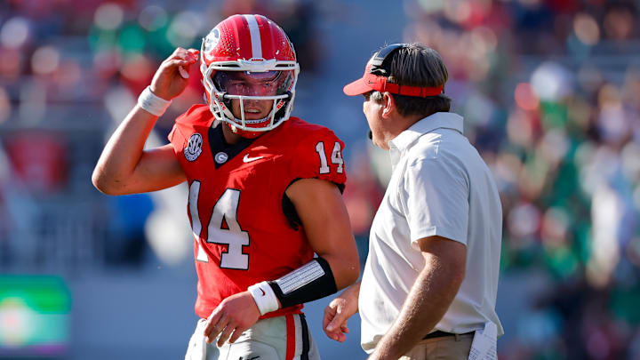 Kirby Smart, Gunner Stockton, Georgia Bulldogs
