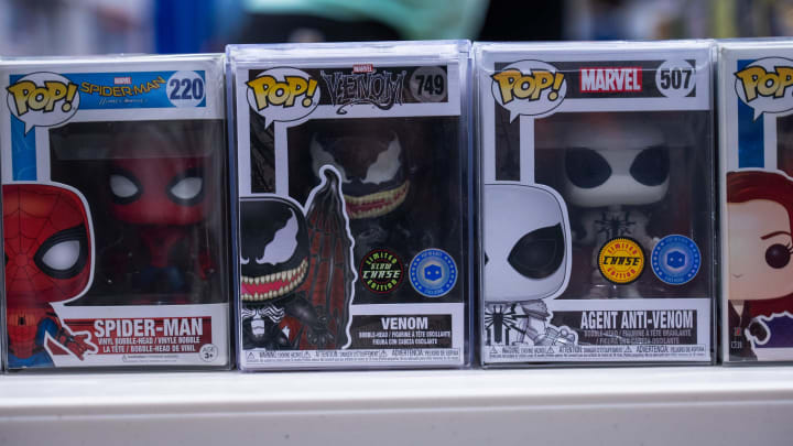 Marvel character-themed Funko Pop figures are seen at Ultracon of South Florida at the South Florida Expo Center in West Palm Beach, FL., on Sunday, August 28, 2022. Featuring special guest panels, scores of cosplayers and dozens of vendors, thousands visited the convention over the weekend to celebrate all things anime and comic book.

19 082922 Ultracon