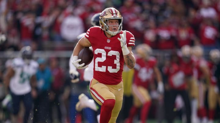 San Francisco 49ers running back Christian McCaffrey led the league in rushing and was named the NFL's Offensive Player of the Year last season.