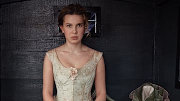 Enola Holmes 2. Millie Bobby Brown as Enola Holmes. Cr. Alex Bailey/Netflix © 2022