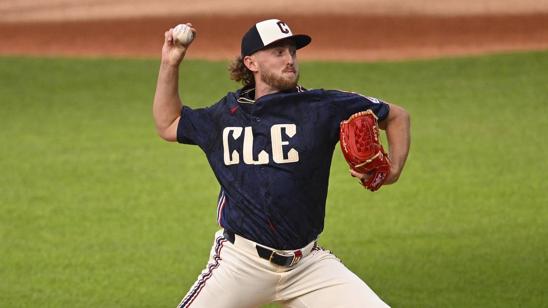 Apr 17, 2026; Cleveland, Ohio, USA; Cleveland Guardians starting pitcher Tanner Bibee (28) delivers a pitch in the first inning against the Baltimore Orioles at Progressive Field. Mandatory Credit: David Richard-Imagn Images Apr 17, 2026; Cleveland, Ohio, USA; Cleveland Guardians starting pitcher Tanner Bibee (28) delivers a pitch in the first inning against the Baltimore Orioles at Progressive Field. Mandatory Credit: David Richard-Imagn Images