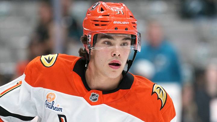 Buffalo Sabres defenseman Olen Zellweger, a former member of the Anaheim Ducks
