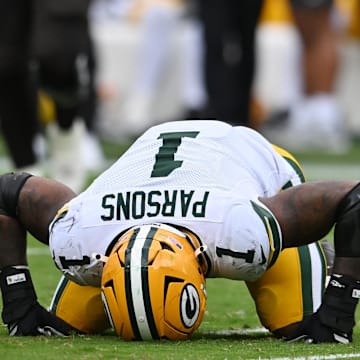 Green Bay Packers defensive end Micah Parsons had two penalties in the team's loss to the Cleveland Browns.