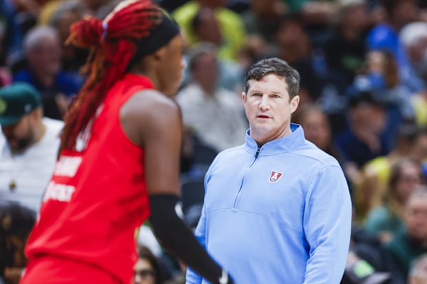 Atlanta Dream head coach Karl Smesko. 