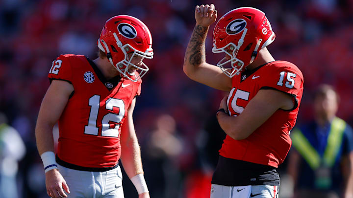 Georgia QBs Carson Beck, Brock Vandagriff