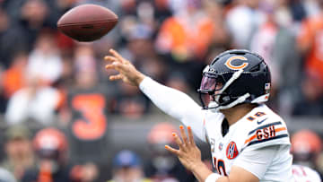 Caleb Williams and the Chicago Bears are favored against the New York Giants on Sunday.