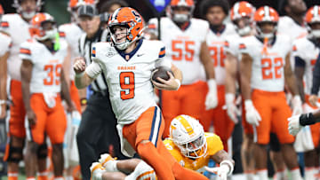 Syracuse football head coach Fran Brown supports quarterback Steve Angeli, the defense is poor, and breaking down the Orange.
