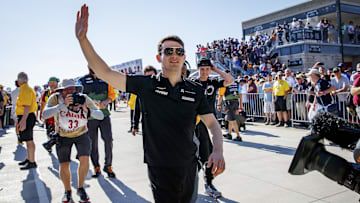 May 29, 2022; Indianapolis, Indiana, USA; IndyCar Series driver Pato O   Ward prior to the 106th running of the Indianapolis 500 at Indianapolis Motor Speedway. Mandatory Credit: Guy Rhodes-Imagn Images