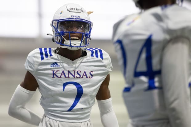 Kansas cornerback Cobee Bryant.