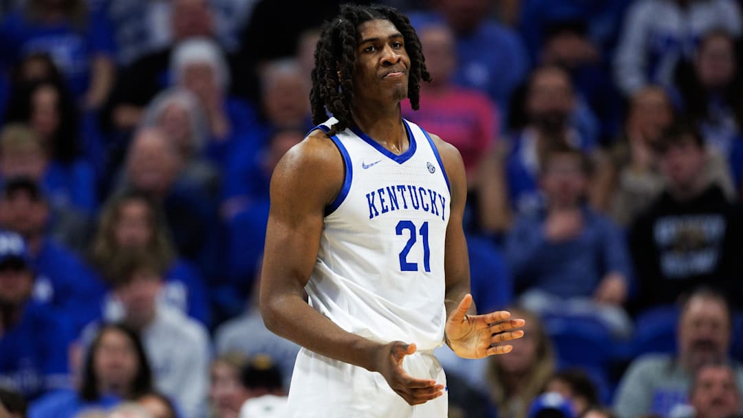Kentucky Wildcats forward Jayden Quaintance (21)