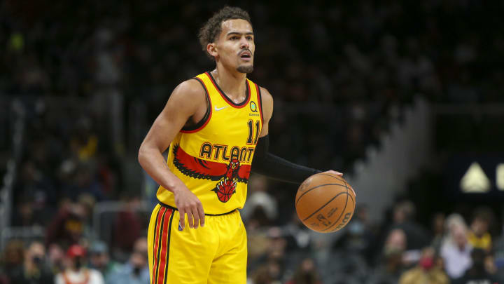 Trae Young leads the Hawks against the Lakers. 