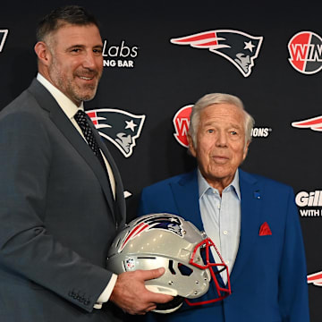 Mike Vrabel was officially introduced as the Patriots' head coach on Jan. 13.