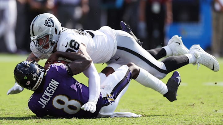 Las Vegas Raiders v Baltimore Ravens