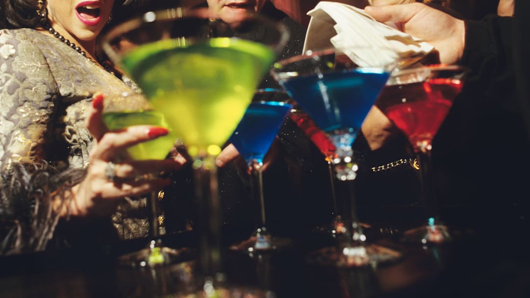 Colorful Martinis at MTV Innaugural Ball