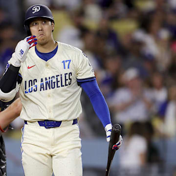 Ohtani broke out of a home run drought in a big way on Saturday night. 