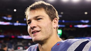 New England Patriots quarterback Drake Maye