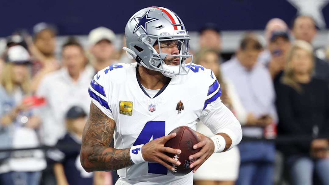 Dallas Cowboys quarterback Dak Prescott. Dallas Cowboys quarterback Dak Prescott.