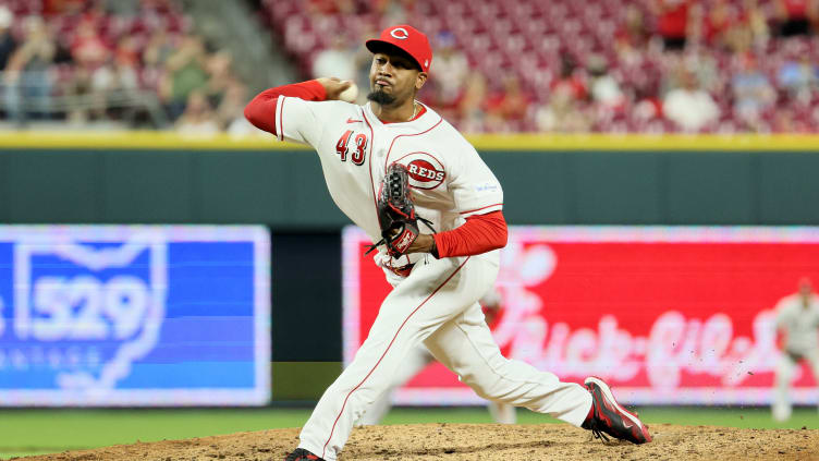 Cincinnati Reds reliever Alexis Diaz