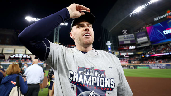 Braves All Star and World Series hero Freddie Freeman will likely be playing elsewhere in 2022 after Atlanta acquired Athletics 1B slugger Matt Olson.