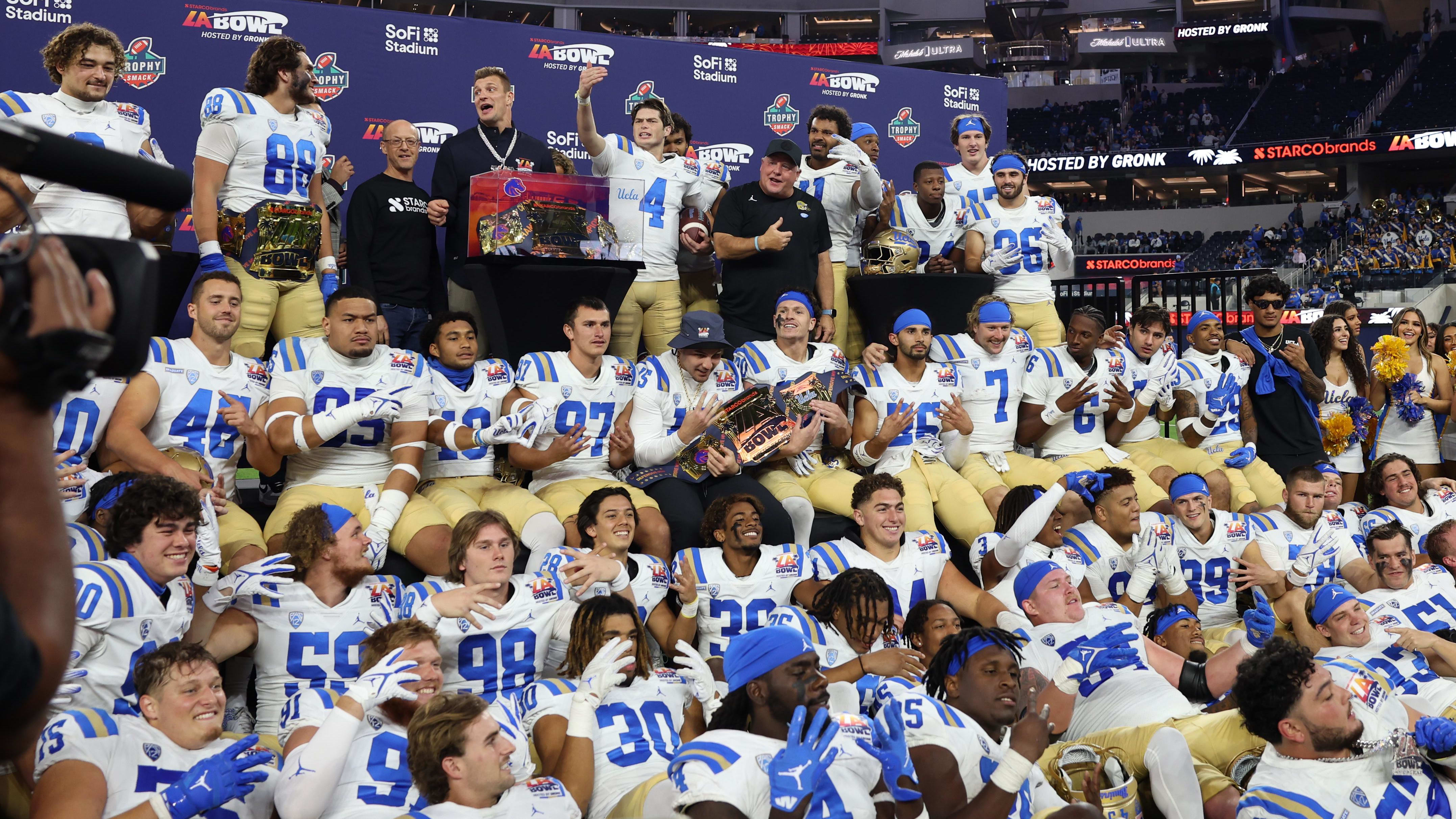 Bralen Trice jars the ball loose against Texas in the national semifinals.