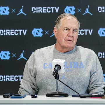 North Carolina head coach Bill Belichick