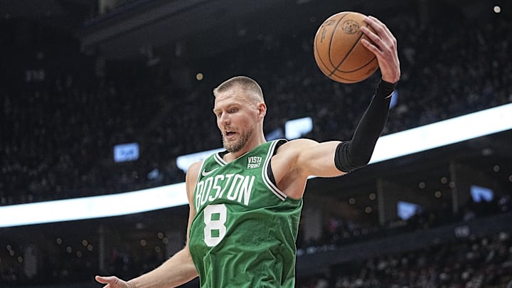 Boston Celtics center Kristaps Porzingis