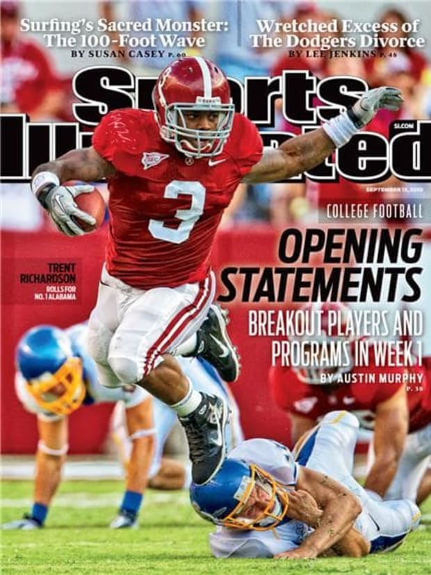 Trent Richardson on the cover of Sports Illustrated on Sept. 13, 2024