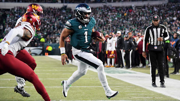 Philadelphia Eagles quarterback Jalen Hurts