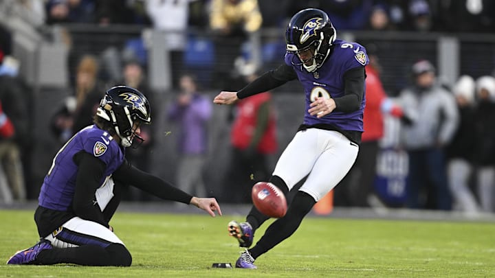 Baltimore Ravens kicker Justin Tucker was released on Monday.