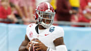 Milroe is considered the best running quarterback in this draft class.