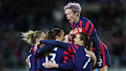 Haben den Rechtsstreit gegen den amerikanischen Fußballverband gewonnen: Die US-Nationalspielerinnen um die politisch engagierte Megan Rapinoe